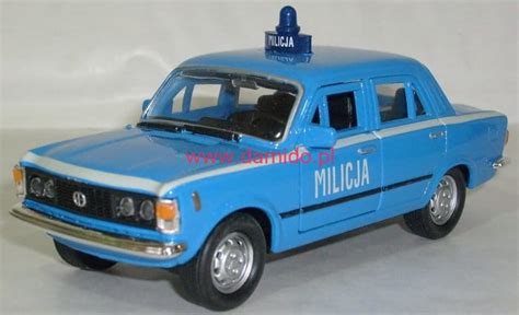 Fiat P Milicja Model Metalowy Welly Prl Sklep Z Zabawkami