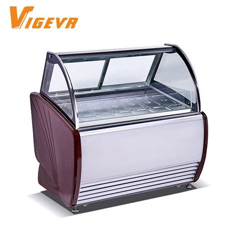 Commercial Ice Cream Display Popsicle Batch Freezer Hard Ice Cream