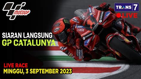 JADWAL SIARAN LANGSUNG RACE MOTO GP SERI 11 2023 GP CATALUNYA LIVE