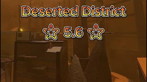 ⚠🟠 Deserted District 🟠⚠ Mid High Crazy ⭐ 56 ⭐ Fe2cm Flood Escape