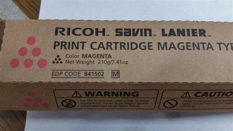 Ricoh Magenta Toner Cartridge Type Mp C C Ld C Ebay