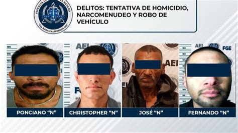 Cuatro prófugos de la justicia son capturados por agentes estatales de