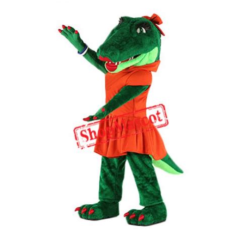 Beautiful Gator Mascot Costume