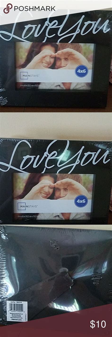 NWT "Love You" picture frame 4×6 | Picture frames, Frame, Picture