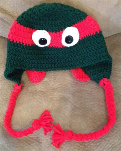 Toddler Red Ninja Turtle Hat Pattern On Ninja Turtle Hat