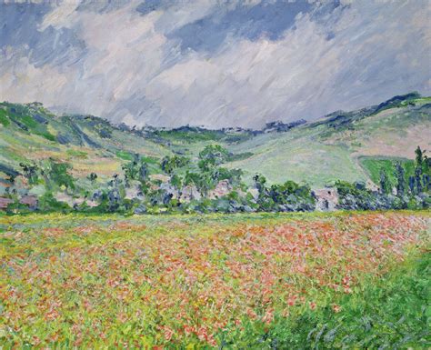 The Poppy Field near Giverny, 1885 Art Print by Claude Monet | King & McGaw