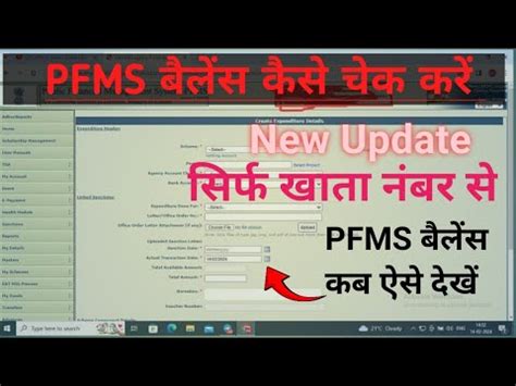 Pfms Se Bank Balance Kaise Check Kare PFMS Me Balance Kaise Check Kare