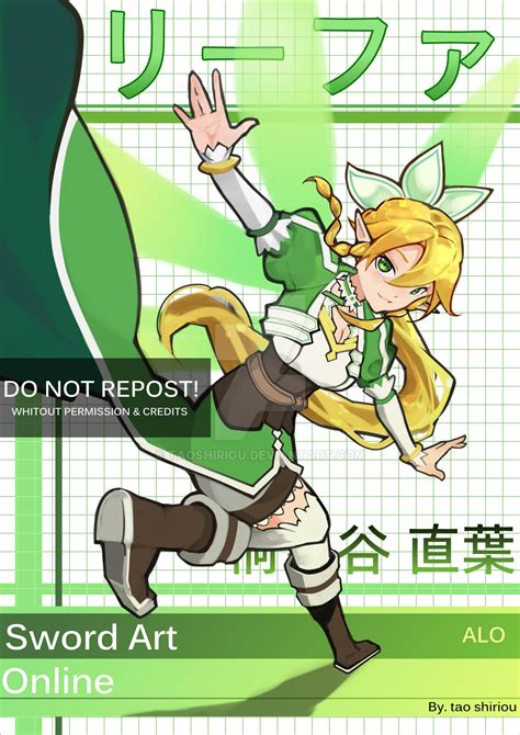 Leafa - Fanart (SAO) by taoshiriou on DeviantArt