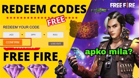 Free Redeem Codes In Garena Free Fire Max Redeem Codes