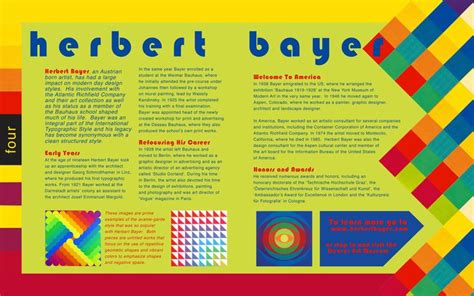 Herbertbayerspread Herbert Bayer Design Graphic Design