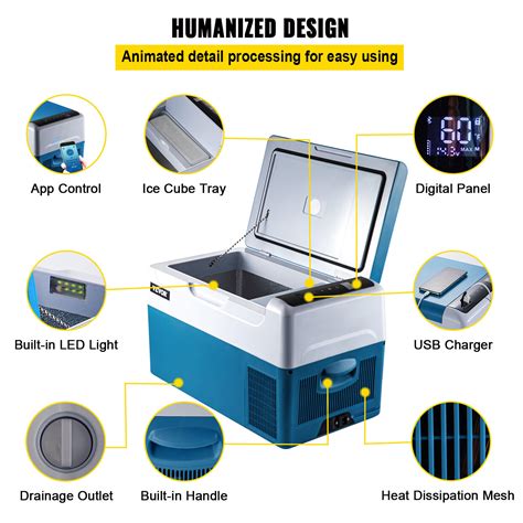 Vevor Kompressor K Hlbox L Mini K Hlschrank Auto Camping App V