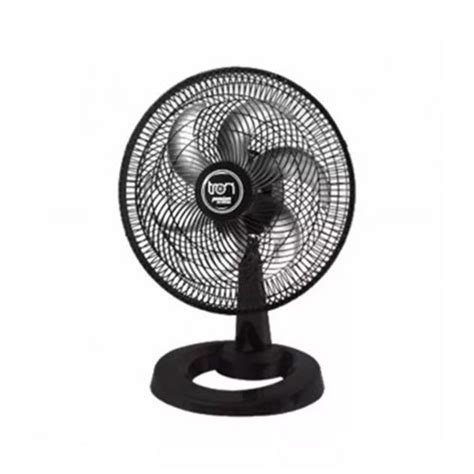 Ventilador Oscilante De Mesa Cm Preto Premium Tron A Eletrica