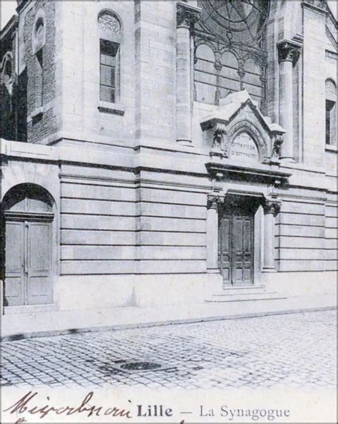 Lille La Synagogue Carte Postale Ancienne Nord Cpa Eur