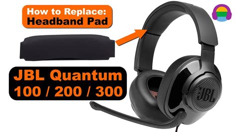 How To Replace Jbl Quantum 100 200 300 Headband Pad Youtube