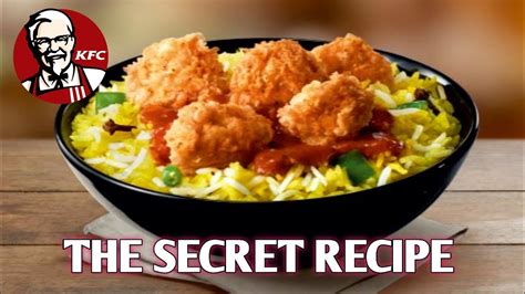 I Solved Kfc S Secret Recipe How To Make Kfc Chicken Rice Bowl At Home Kfc Style Popcorn