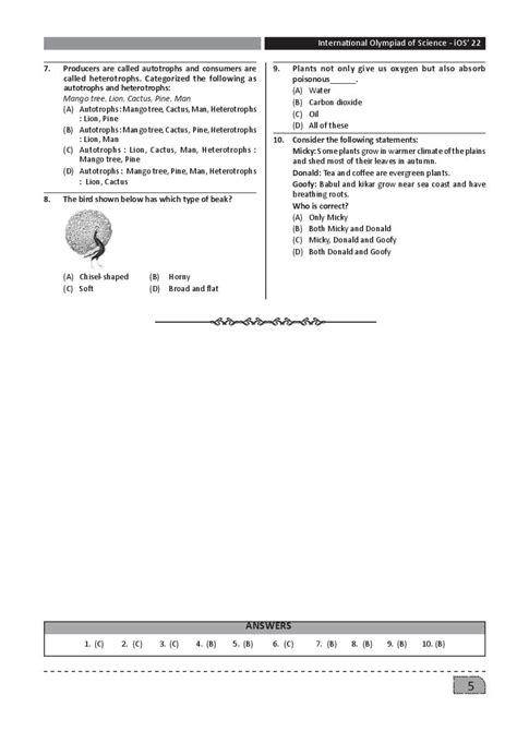 Silverzone Ios Sample Paper 2024 25 For Class 3 International