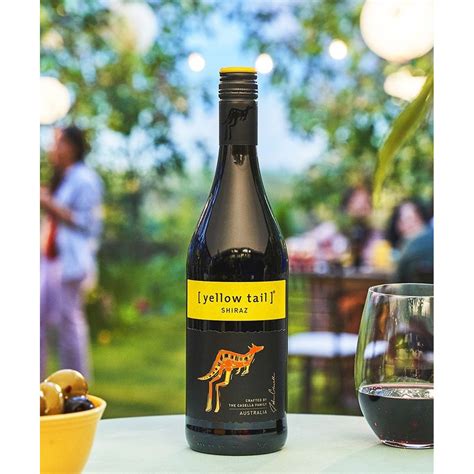 Kit 06 Un Vinho Australiano Tinto Yellow Tail Shiraz 750ml Villeni