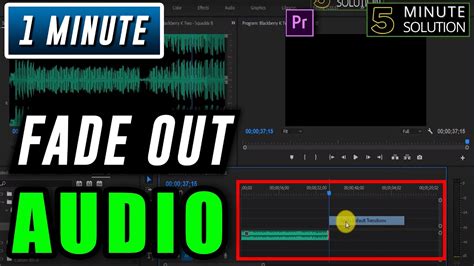 How To Fade Out Audio In Premiere Pro 2024 Audio Fade Out YouTube