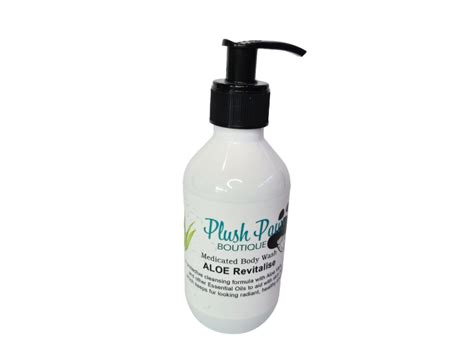 Medicated Body Wash Aloe Revitalise 250ml Bottle Plush Paws Boutique