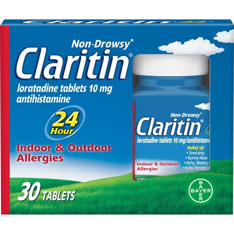 Claritin 24 Hour Allergy Medicine, Antihistamine Tablets, 30 Ct - Walmart.com - Walmart.com