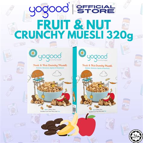 Yogood Crunchy Muesli Fruit Nut 320g Shopee Malaysia