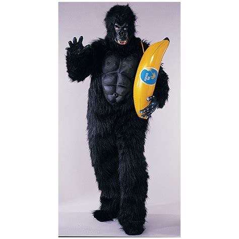 Adult Mascot Quality Gorilla Halloween Costume With Chest Piece