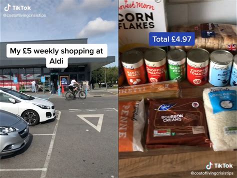 Tiktoker Goes Viral After Sharing £5 Weekly Food Shop At Aldi Trendradars