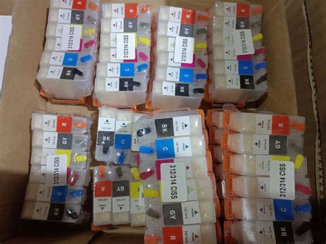 Ocbestjet 6 Colors Pgi 250 Cli 251 250 251 Xl Refill Ink Cartridge With