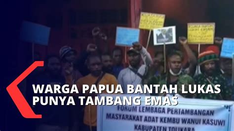 Bantah Lukas Enembe Miliki Tambang Emas Tokoh Pemuda Tolikara Tambang