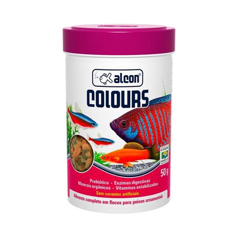 Ração Para Peixes Alcon Colours 50g Empório dos Animais