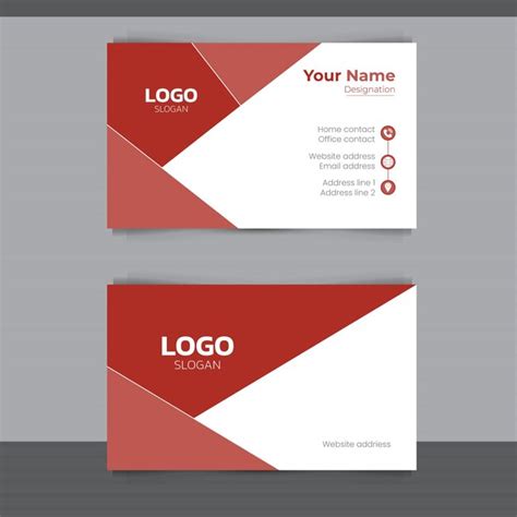 Premium Vector Free Vector Business Card Template