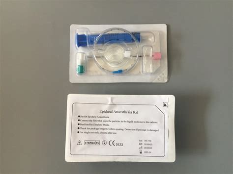 Kit De Anestesia Epidural Ce Mini Combinada Espinal Anestesia