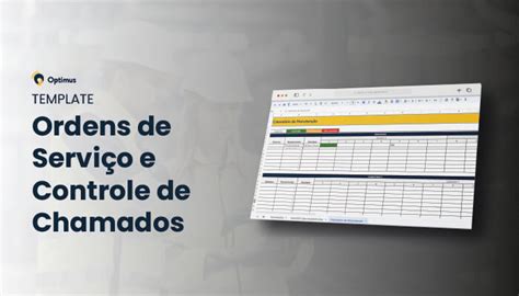 Template Ordem De Servi O E Controle De Chamados