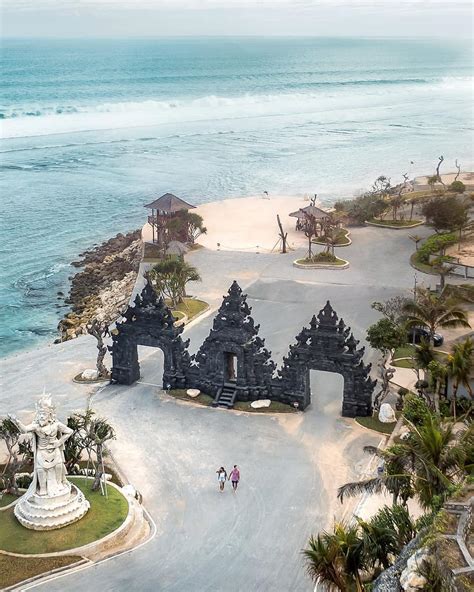 Lokasi Pantai Melasti Ungasan Badung Bali Wisata Niaga