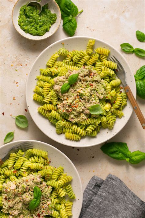 20 Minute Tuna Pesto Pasta Real Food Whole Life