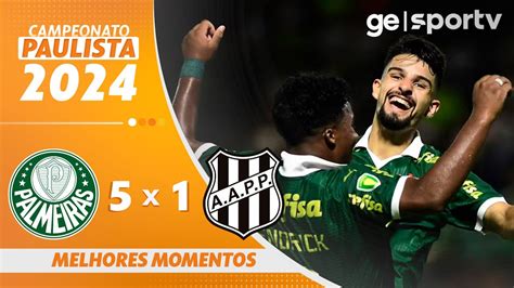 PALMEIRAS 5 X 1 PONTE PRETA MELHORES MOMENTOS QUARTAS DE FINAL