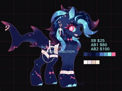 [PRECLAIMED] Neon Shark Pony by De4dsoulSP on DeviantArt