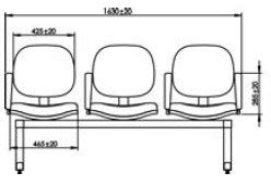 longarina executiva lâmina internauta Oliver Mobile Chair