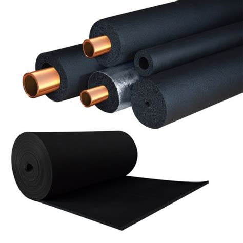 Flexicell Nbr Elastomeric Thermal Insulation Tubes Rolls Sheets