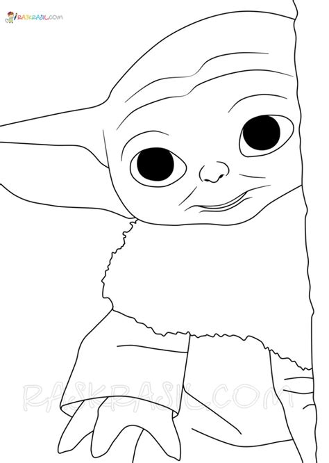 Disegni Di Baby Yoda Da Colorare Nuove Immagini Per La Stampa Gratuita