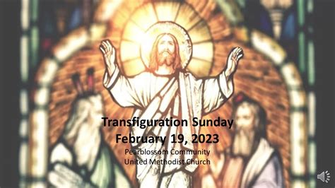 Transfiguration Sunday 2023 YouTube