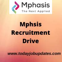 Mphasis Recruitment Associate Software Engineer