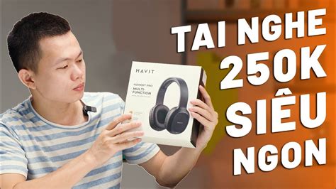 Review Tai Nghe Bluetooth Ch P Tai Gi K Si U Ngon Havit H Bt