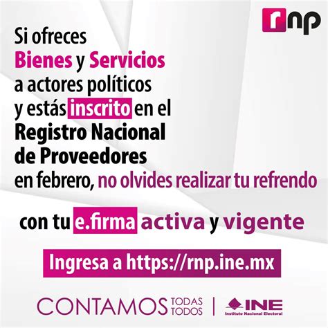 Inemexico On Twitter Est S Inscrito En El Registro Nacional De