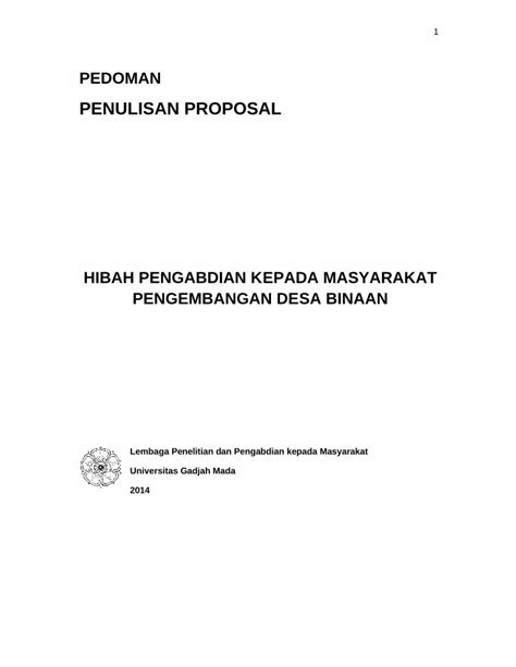 PDF PENULISAN PROPOSAL LPPM UGMlppm Ugm Ac Id Wp Content Uploads