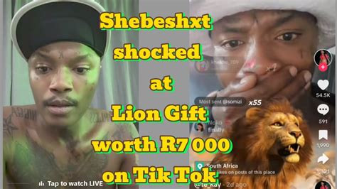 Shebeshxt Gifted R7 000 From A Fan Live He Express Excitement YouTube