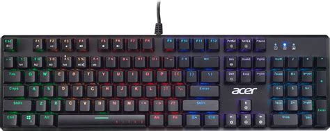 Acer Nitro Gen Teclado Para Juegos Con Cable Teclado Iluminado Rgb