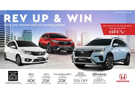 Honda Announces Rev Up And Win Promo