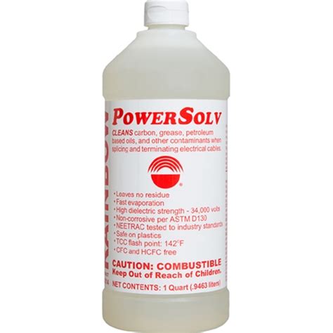 J Harlen Co Rainbow Technology Powersolv Cleaner 32 Oz Bottle 4214