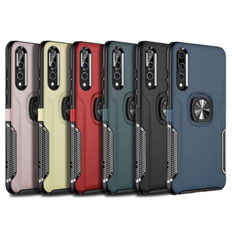 Case For Huawei P Lite Pro P Armour Shockproof Ring Holder Phone